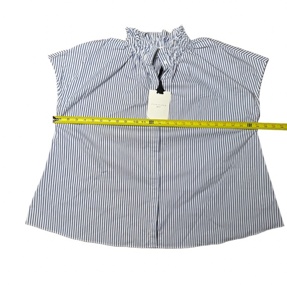 Pomander Place Blue Stripe Rae Blouse Women’s Small NWT – Sold by Tuckernuck - Picture 11 of 12